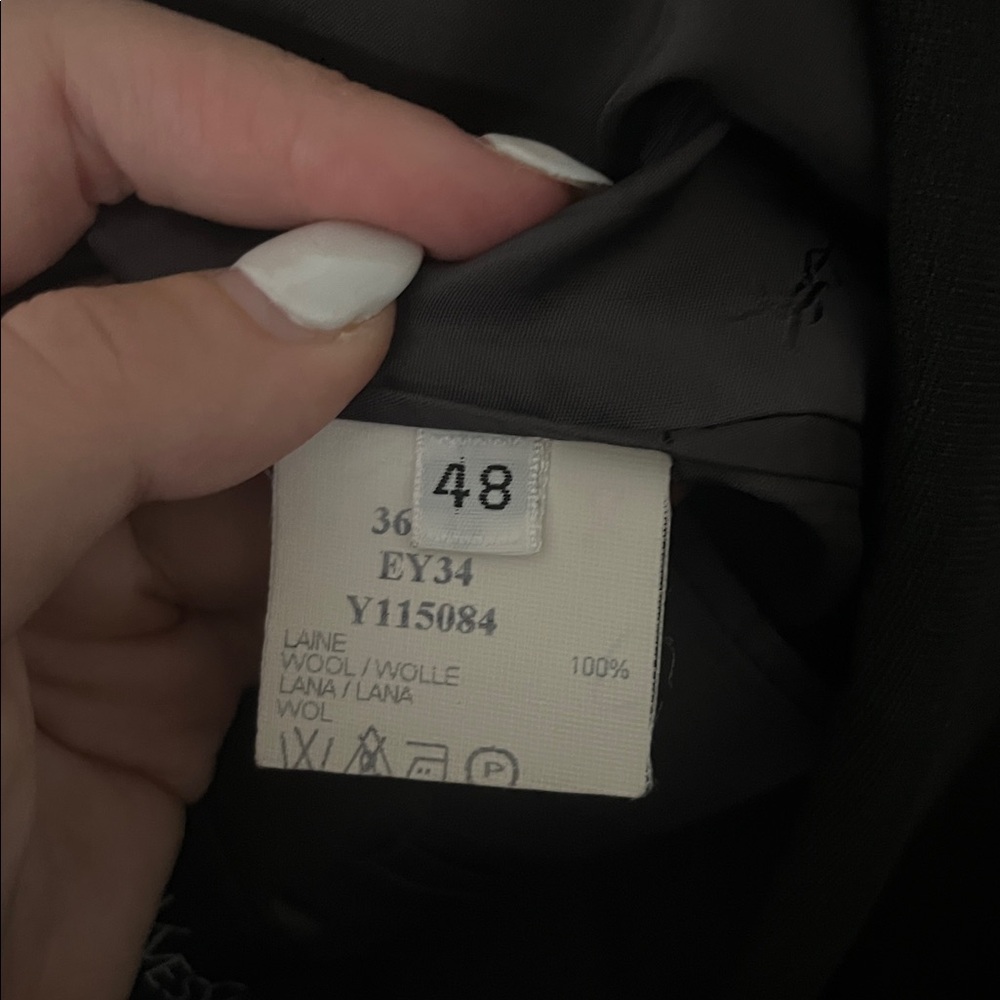 Yves Saint Laurent Charcoal Blazer - Picture 5 of 5